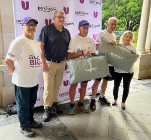 Photo of five participants in The Really Big Walk event | Featured image for The Really Big Walk.