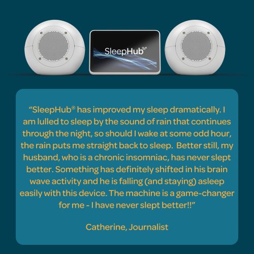 SleepHub testimonials evidence that the device is much more than a white noise machine.